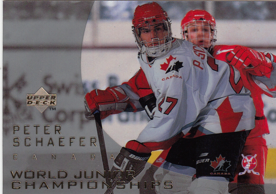 1996-97 Upper Deck Ice #135 Peter SCHAEFER  RC  rookie -  WJC  