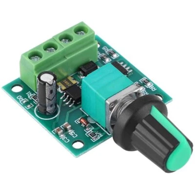 Low Voltage DC PWM Motor Speed Controller Module 1.8V 3V-5V-6V 12V 2A 1803BK