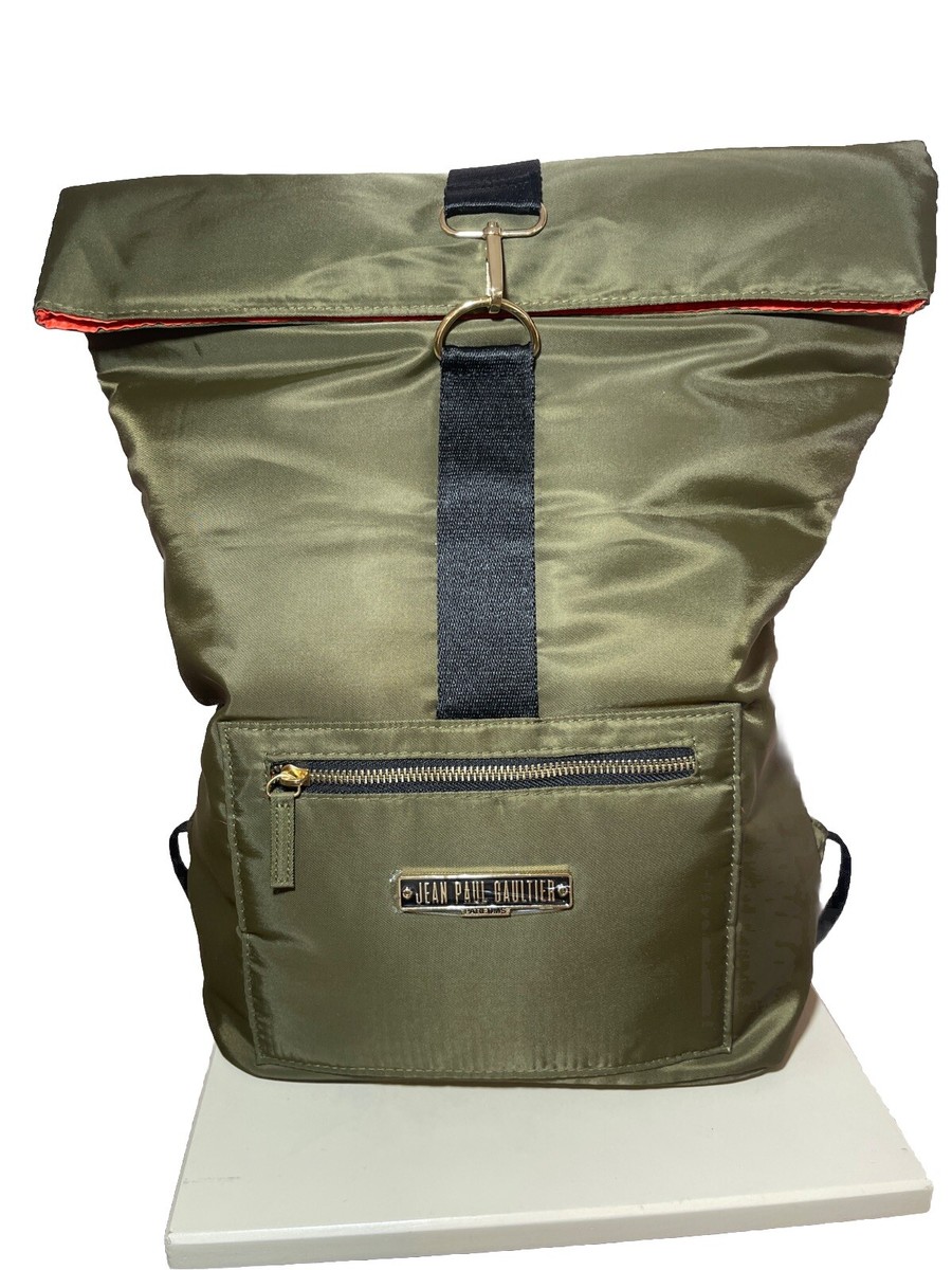NWOT JEAN PAUL GAULTIER Parfums Green Nylon Travel Weekend