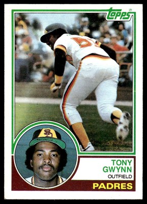 1983 TOPPS TONY GWYNN 482 NRMT HOF RC BASEBALL SAN DIEGO PADRES | eBay