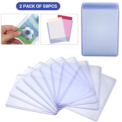 collector card plastic sleeves TCG Collectors Clear for Standard Size Trading Cards (200 Count) Each of these card sleeve pages is made of durable plastic for extra security when you want to preserve and share your collectable cards Each of these card sheets for 3 ring binder hold up to 9 cards singled sided penny sleeves for sports cards