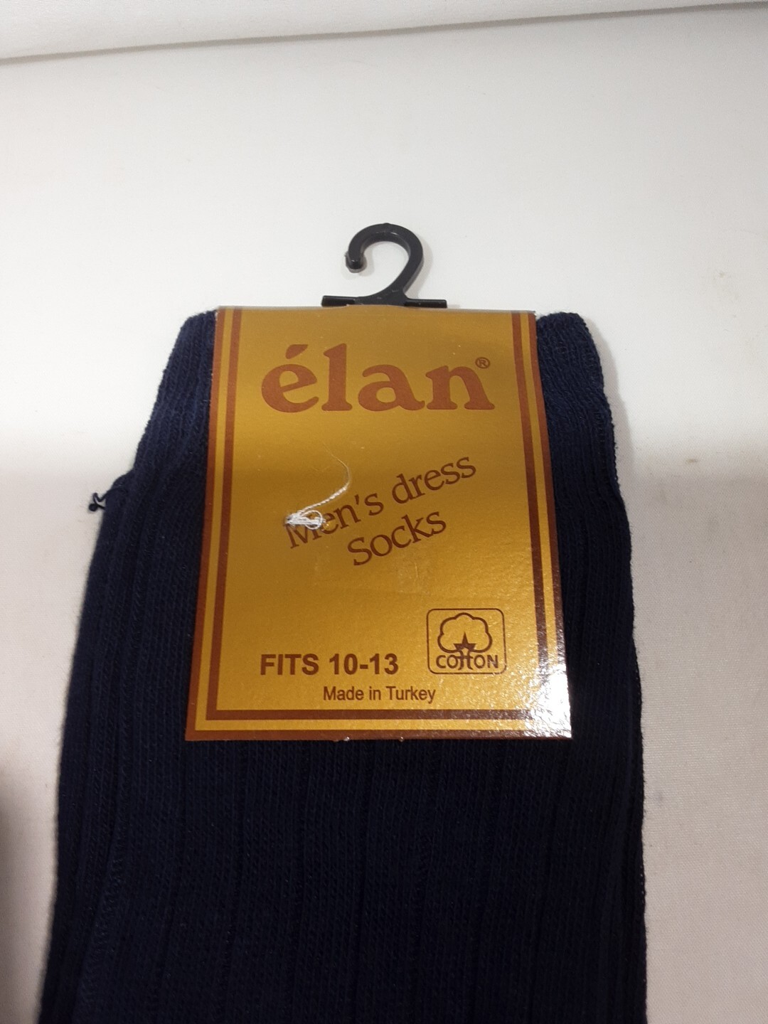 ELAN MENS DRESS SOCKS Size 10 13 Cotton nylon Blend NWT Set Of 2 Navy elan-mens-dress-socks-size-10-13-cotton-nylon-blend-nwt-set-of-2-navy