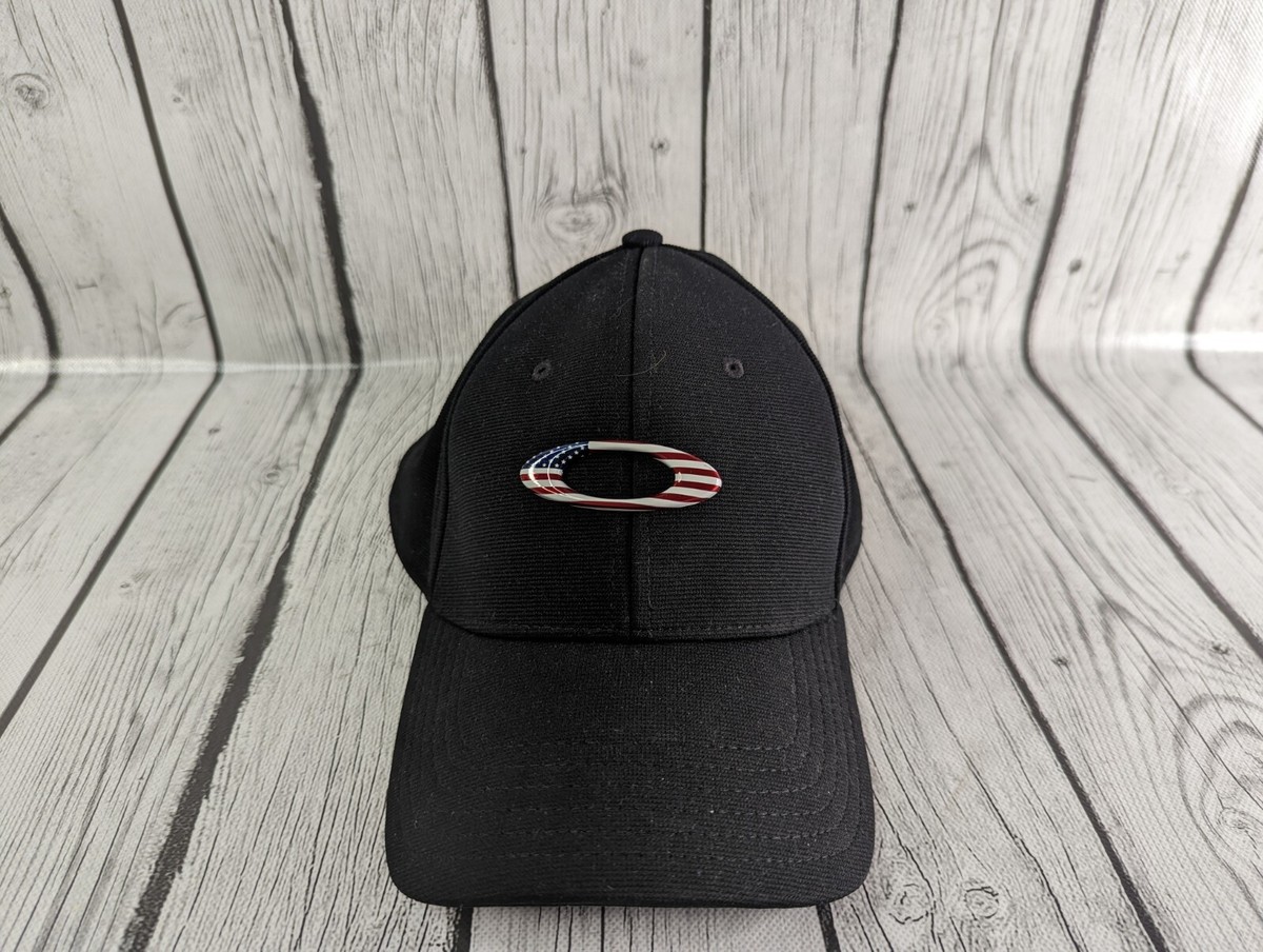 Oakley 911545-01V Stretch Fit Tincan Cap for Men, L/XL - Black