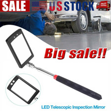 Inspection Mirror LED Lighted Mechanic Telesc...