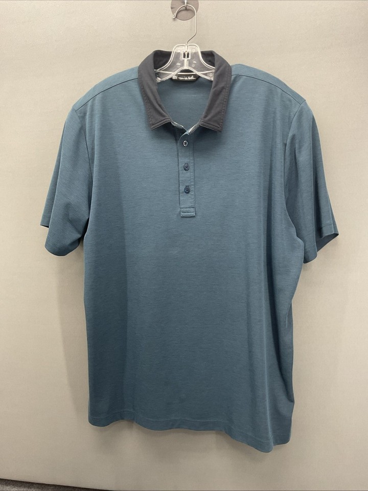 Travis Mathew Golf Polo Men’s 2XL Blue/Black | eBay