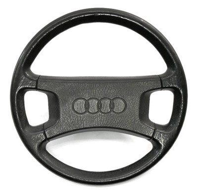 Steering Wheel & Center Horn Pad Button 80-87 Audi 5000 Genuine - 443 419 660 A