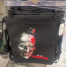 Universal Halloween Horror Nights 2025 HHN Terrifier Art Drawstring Cinch Bag