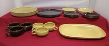 27 Piece RUSSELL WRIGHT Steubenville Vintage Dish Set Platter Teacup Plates -B22
