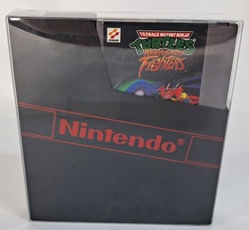Nintendo NES Teenage Mutant Ninja Turtles Tournament Fighters Cart & Dust Cover