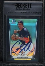 BAS 2014 Bowman Draft Black Refractor /75 Colin Moran Seal of Authenticity Auto