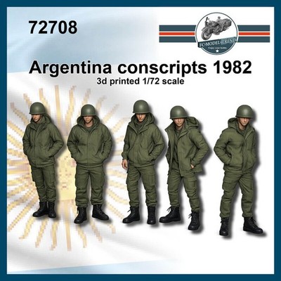 FC Model Trend 1/72 Argentina Conscripts 1982 (5 figures)
