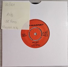 Peter Shelley Gee Baby Vinyl Record 7" VG/VG+ MAG 12 1974