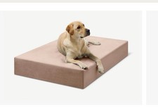 NIB Big Barker Sleek Orthopedic Dog Bed Cover Large 7 - Khaki