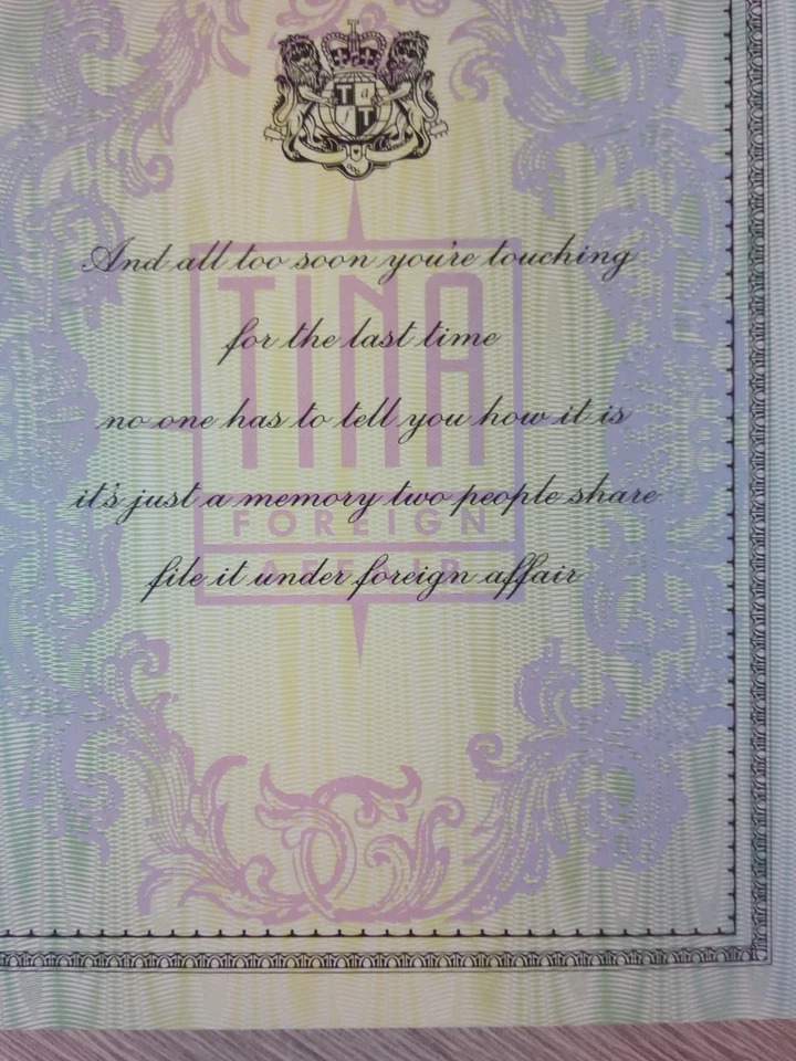 TINA TURNER Foreign Affair CD ltd. Passport Edition, 1989 Import, OVP, RAR ! - Bild 4 von 4