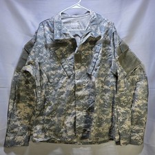Digital Camo Jacket Men  s Size Medium Long Combat Uniform Coat Army Military
