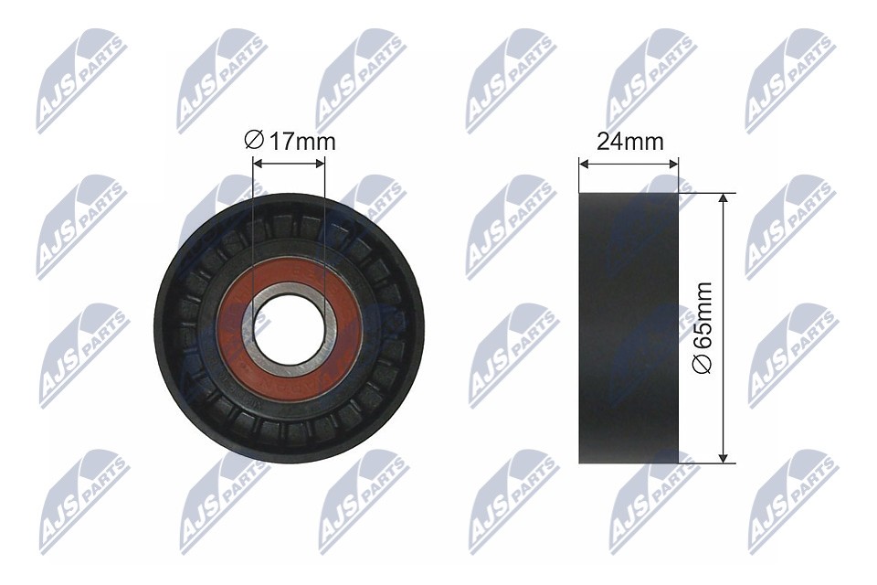 Fits NTY RNK-AU-012 PULLEY IDLER V-BELT