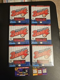Factory Case Pack of 6 - Virtual League Baseball - Virtual Boy - US New Games!!