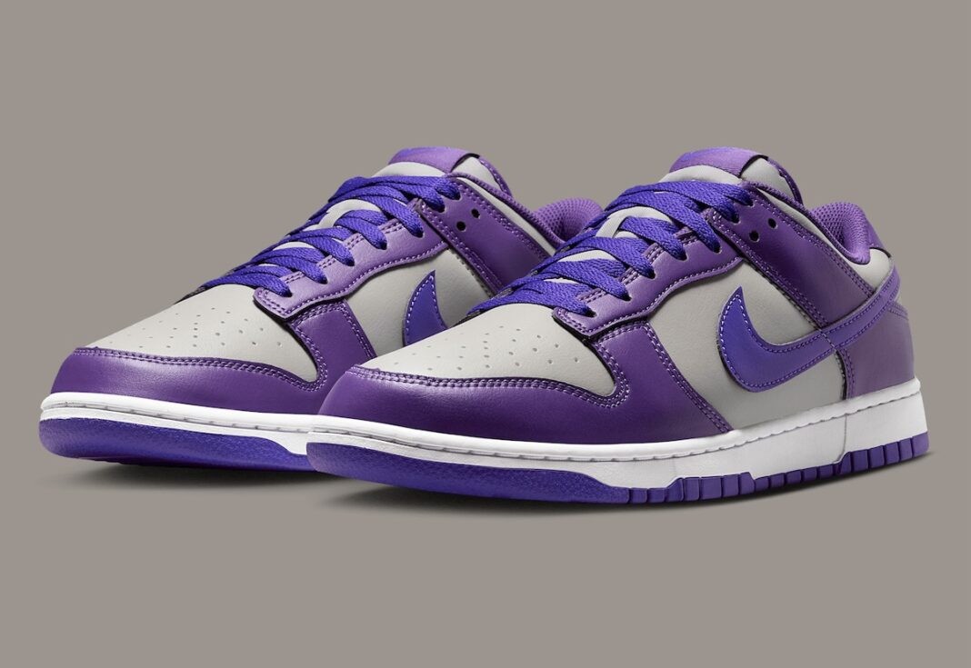 Nike Dunk Low PRM PL 9.5 ホワイト/グレー/パープル New Mens Nike Dunk Low Persian Violet Purple Grey | eBay