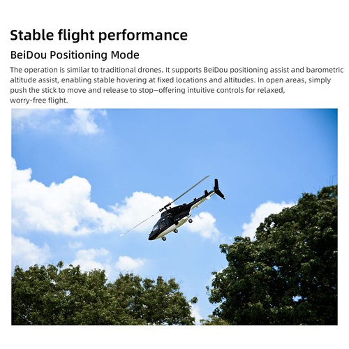 Flywing Airwolf 6CH M10 GPS 3D Hovering Auto Return RC RTF Helicopter 2Battery - Picture 6 of 18