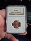 1945 S Lincoln Cent MS 66 RD
