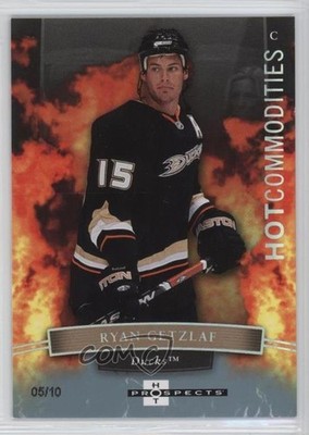2007-08 Fleer Hot Prospects Commodities White 5/10 Ryan Getzlaf #149 1vs