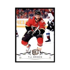 T.J. Brodie 2018 Upper Deck #30 Hockey Cards Hockey Card NM