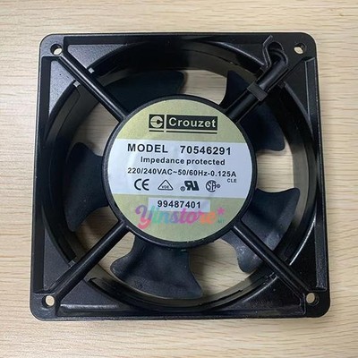 1 Pc. New Crouzet 70546291 Cooling Fan 12038 220/240VAC 0.125A 12CM