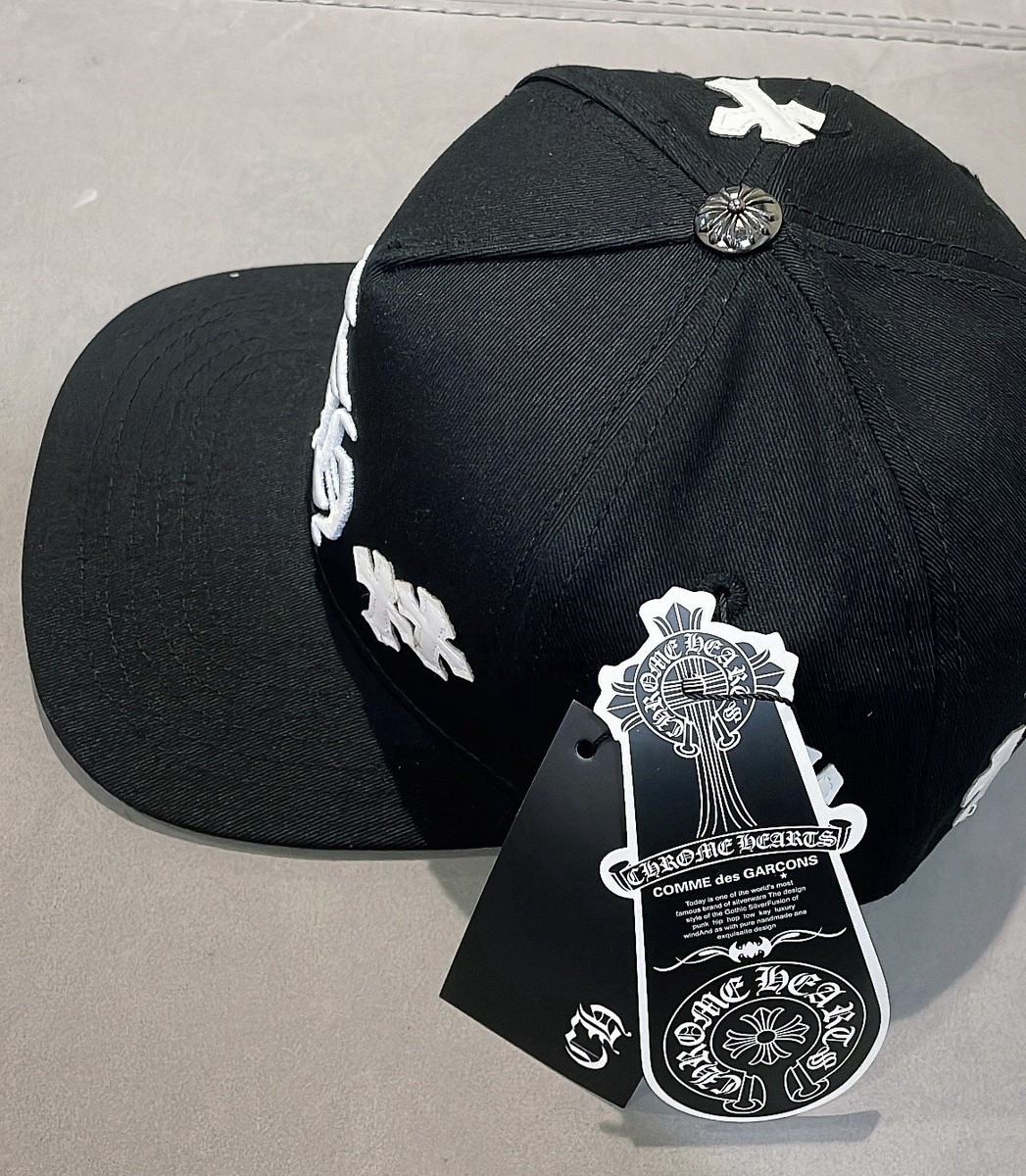 Chrome Hearts Black Triple Cross Adjustable Trucker Cap | eBay