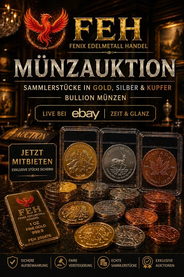 Gold & Silber ab 1 €