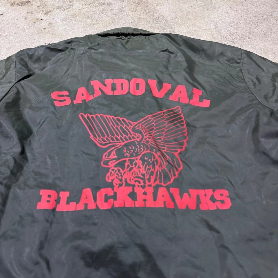 Chaqueta De Colección Años 80 Pla-Jac by Dunbrooke Forrada de Vellón Nylon Hecha en EE. UU. Pequeña Foto 3 de 4