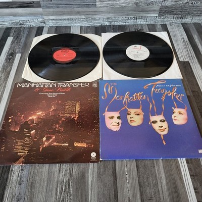 The Manhattan Transfer (2-SET) Mecca for Moderns & One More Time VTG Vinyl Album