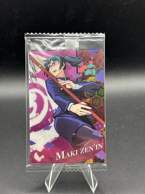 Maki Zenin 2-04 R Jujutsu Kaisen Wafer Card Sealed