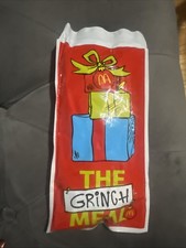 2025 McDONALD'S Grinch Socks Christmas Adult Happy Meal Yellow Socks Sealed