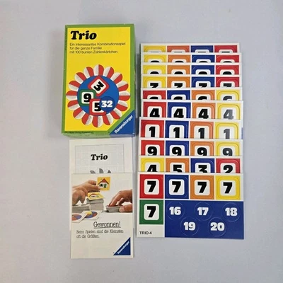Trio - Ein interessantes Kombinationsspiel - Ravensburger 1974 - OVP - MEGA RAR - Bild 1 von 4