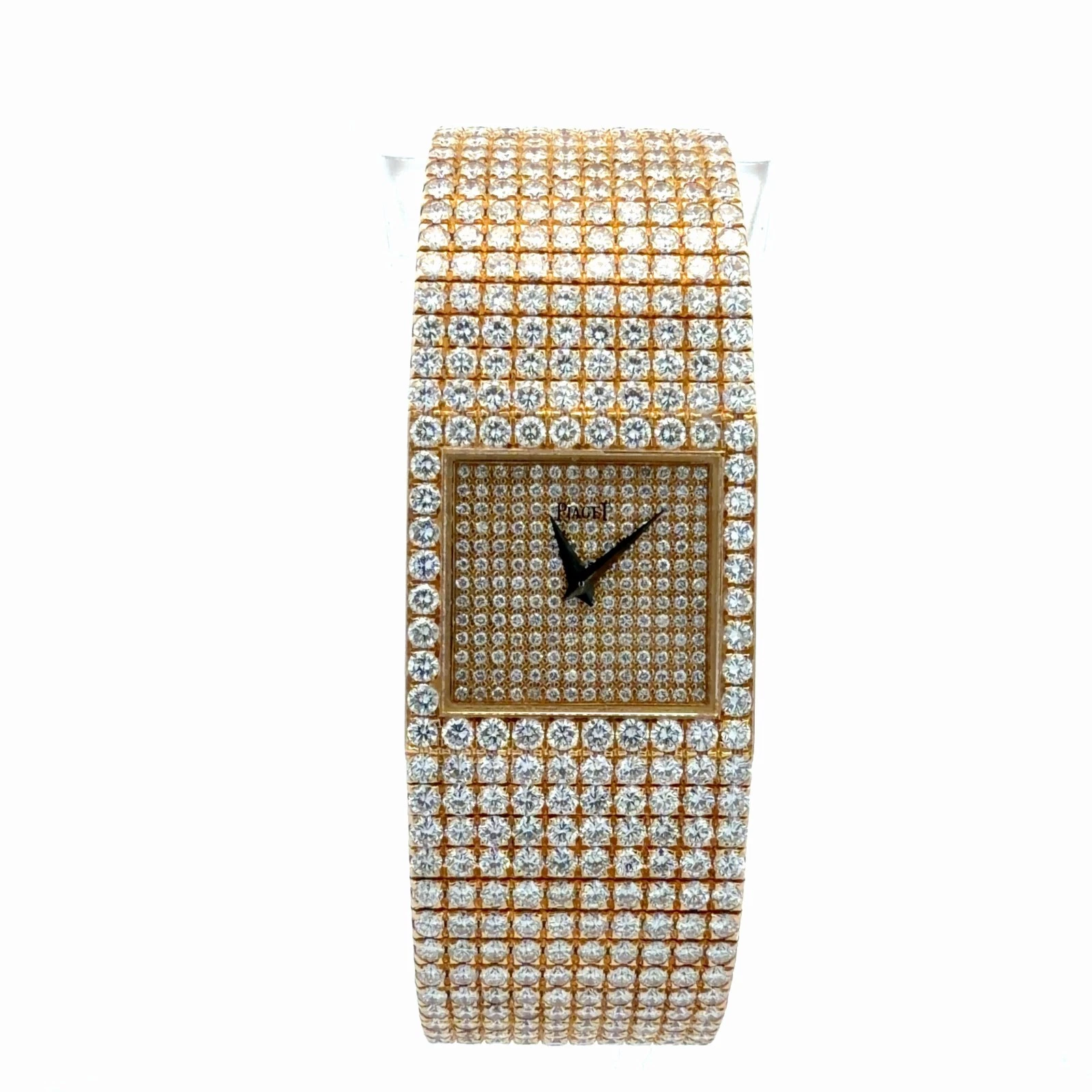 Piaget — Piaget 7131 C626 18K Gold Factory Diamond Watch 25CT VVS1 E Color 113.6G