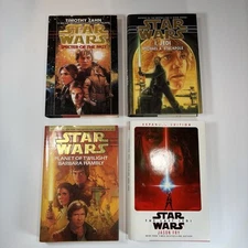 Vintage Star Wars Hardcover Book Lot Of 4-I, Jedi-Specter-Planet Of Twilight