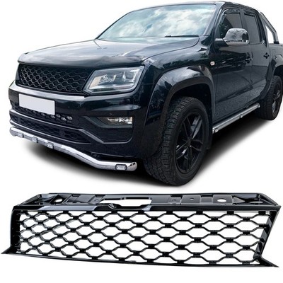 Waben Kühlergrill Performance Schwarz ohne Emblem für VW Amarok I 2010-2022
