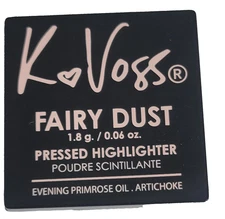 K Voss Fairy Dust Pressed Powder Highlighter in STARKISSED.06oz/1.8g TRAVEL SIZE