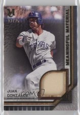 2023 Museum Collection Meaningful Material Relics Gold 17/25 Juan Gonzalez 0bz