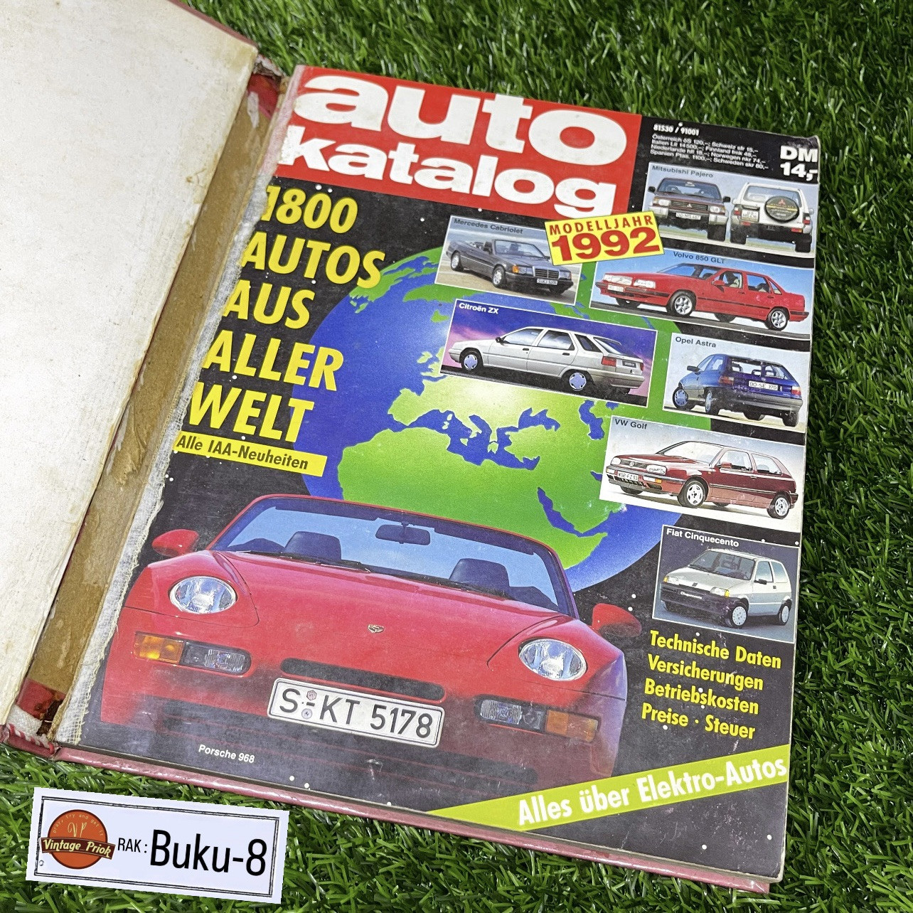 VTG Magazine Auto Catalog 1992 #35 1800 Cars from Around the World