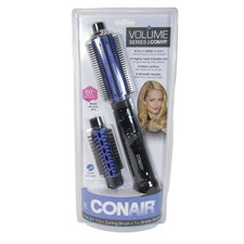 Conair Volume Series Hot Air Brush 1 1/2in Curling 1in Bristle Styler Purple