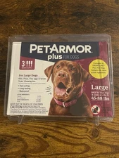 🐕 PetArmor Plus Flea & Tick Spot Treatment for Large Dogs - 3 Pack (5307)