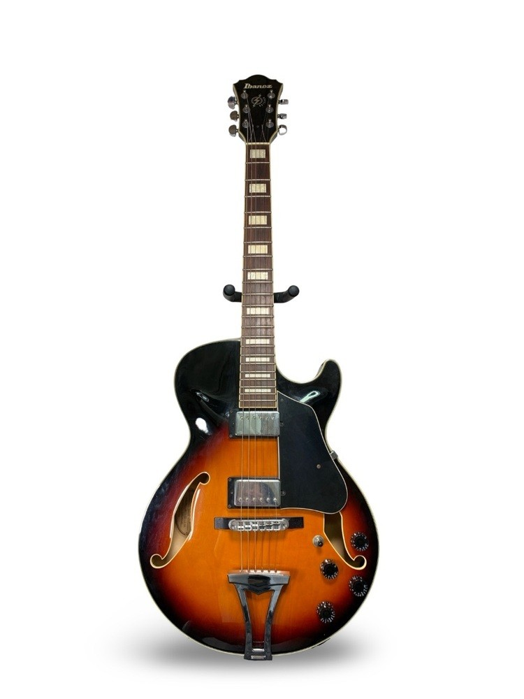 Ibanez Artcore AG75-BS Hollowbody Electric Guitar – Sunburst – With Hard Case
