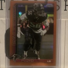 Topps Orange Parallel Leonard Floyd Atlanta Falcons Football Card #18