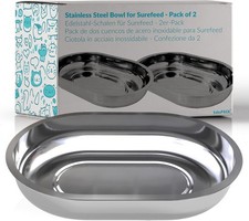 Stainless Steel Bowls for Surefeed, 2-Pack