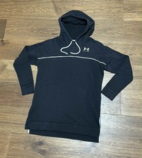 Under Armour Women's Rival Fleece Hoodie Pullover Black Women  s Size Medium
