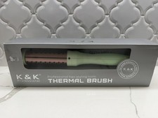 K&K Thermal Brush Ceramic Tourmaline Ionic Hot Brush 32mm/1.25in