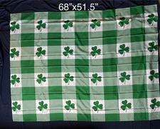68”x51.5” St. Patrick’s Day Table Cloth