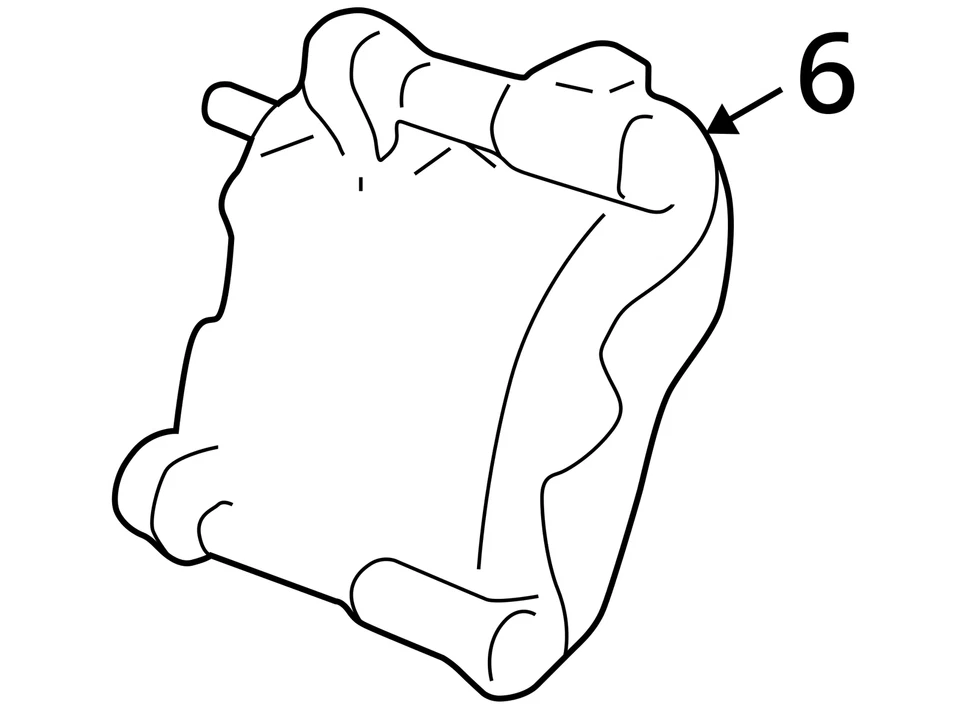 1997-2005 PONTIAC BUICK GRAND PRIX VENTURE BRACKET FRT BRK CLPR MT 18029882 NOVO - Imagem 3 de 3