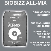 Biobizz All Mix 50 Liter Blumenerde Pflanzerde Substrat Growerde Bio